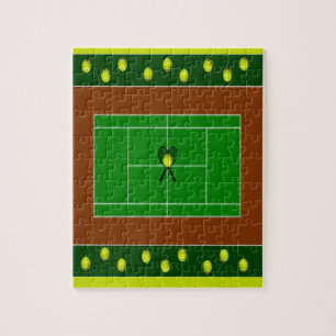 Puzzle Raquettes de court de tennis et de tennis