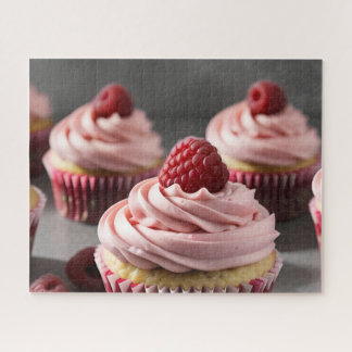 Puzzle Raspberry Cupcakes