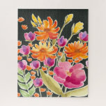 Puzzle Rassemblement splendide - Fleurs roses et orange<br><div class="desc">Splendid Gathering II de Regina Moore. Il présente des fleurs à l'aquarelle dans une variété de couleurs, principalement orange et rose.</div>
