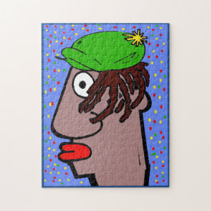 Puzzle Rasta Head Art déco
