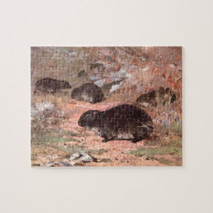 Puzzle Rats Dassie par CE Swan, rongeur animal sauvage Vi