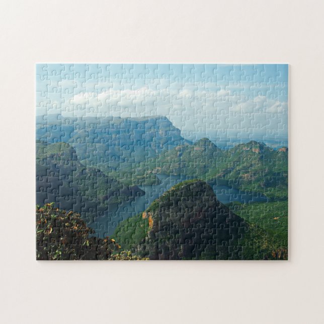 Puzzle Ravins du lac de Drakensberg Sud. (Horizontal)