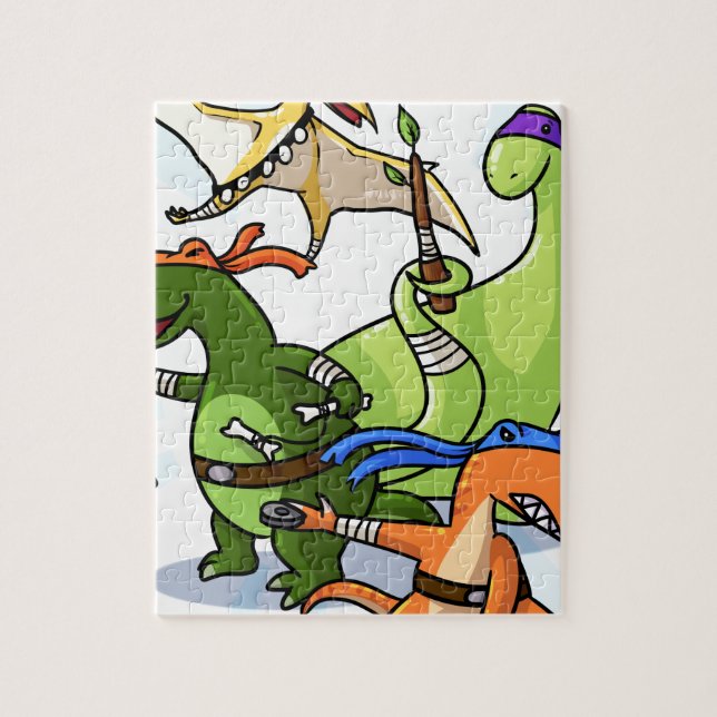 Puzzle rawr de puissance de Dino nous ne serons pas (Vertical)