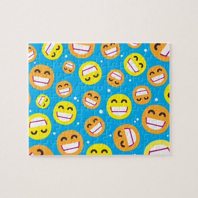 Puzzle Rayonnement Visage Souriant Yeux mignons Couleurs  (Horizontal)