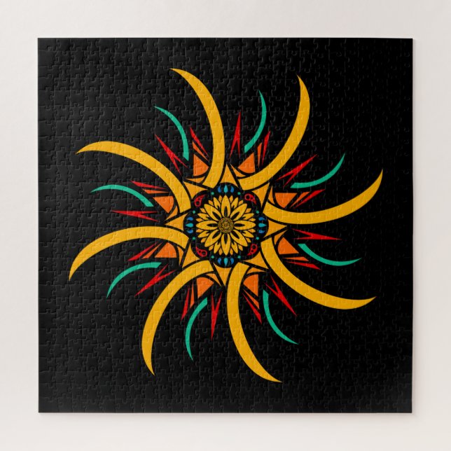 Puzzle rayons solaires (Vertical)