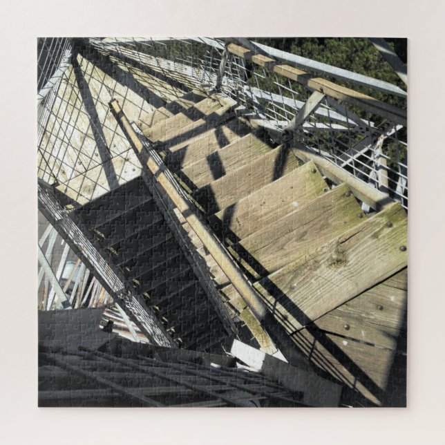 Puzzle razorback tower in eureka springs (Vertical)