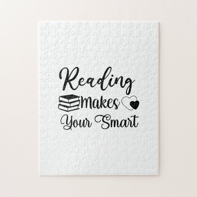 Puzzle Reading Art Reading Makes Your Smart (Vertical)