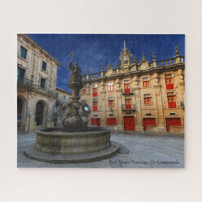 Puzzle Real Spain- Santiago De Compostela (Horizontal)