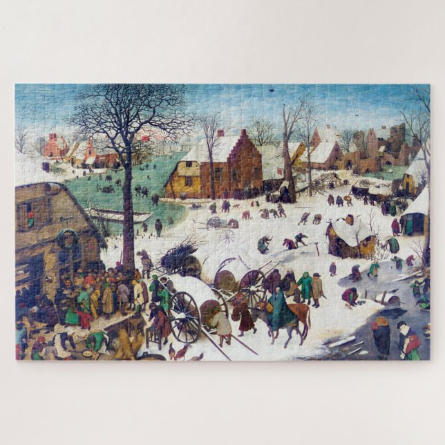 Puzzle Recensement à Bethléem, Pieter Bruegel (Horizontal)