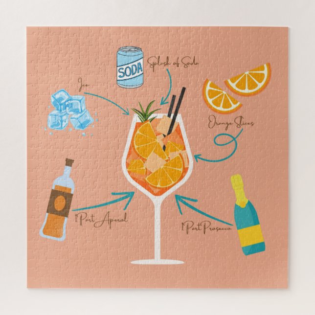 Puzzle Recette Aperol (Vertical)
