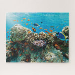 Puzzle Récif de corail coloré avec poissons tropicaux<br><div class="desc">Coral Reef coloré avec Tropical Fishes puzzle est un cadeau idéal pour les amoureux de la nature et de l'océan.</div>