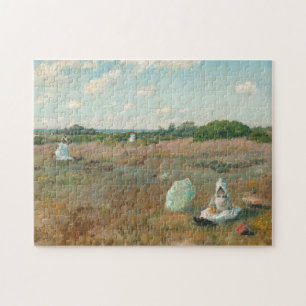 Puzzle Recueillant des fleurs d'automne, 1894-5 (huile