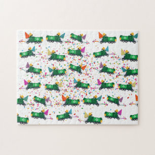 Puzzle Recyclage Motif de la fête des camions à ordures