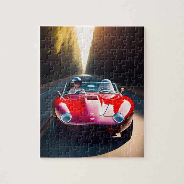 Puzzle Red Barchetta (Vertical)