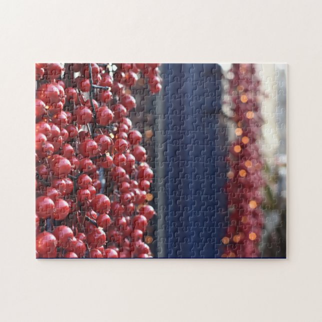 Puzzle Red Christmas Berries, Kensington et Chelsea, Roya (Horizontal)