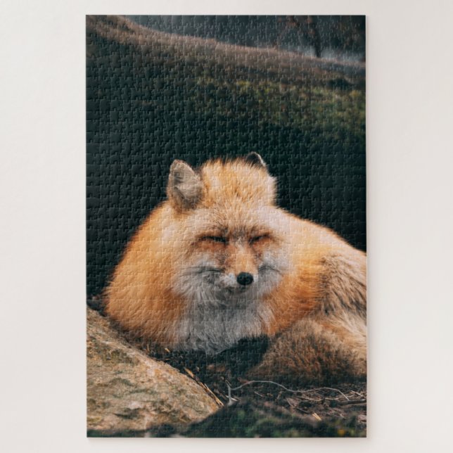 Puzzle Red Fox dormant (Vertical)