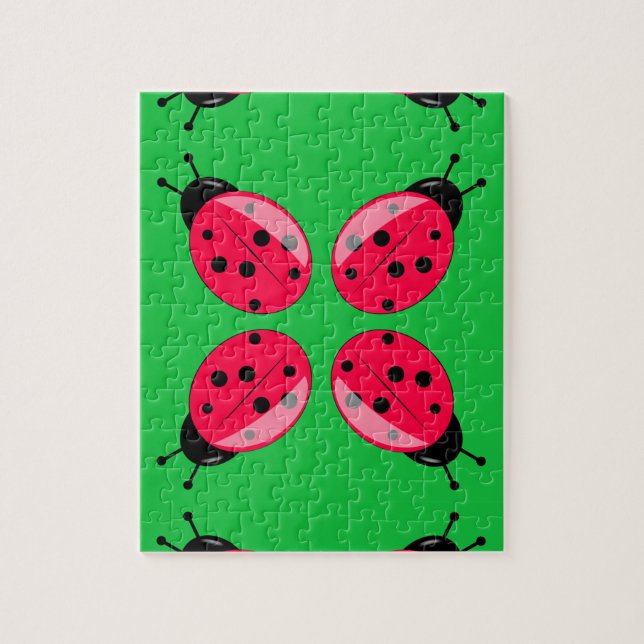 Puzzle Red Ladybugs (Vertical)