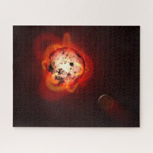 Puzzle Red Nwarf Star Orbité Par Une Hypothétique Exoplan