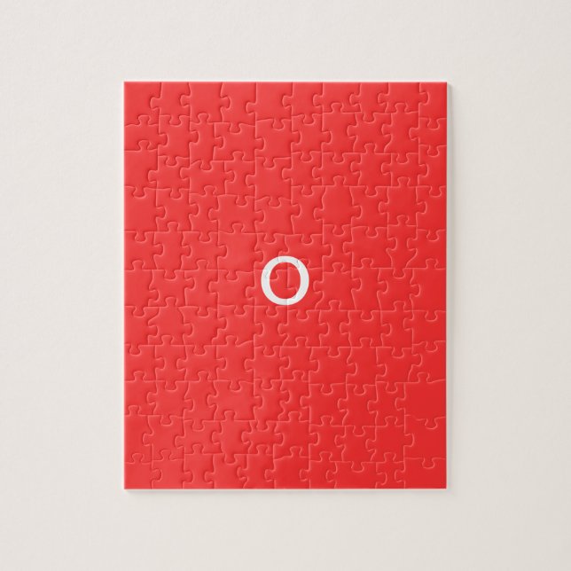 Puzzle Red O (Vertical)
