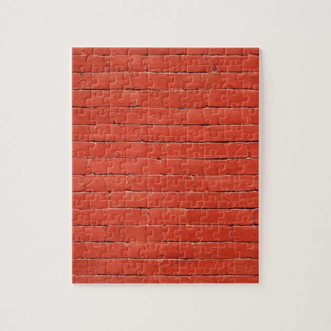 Puzzle Red Orange Wall (Vertical)