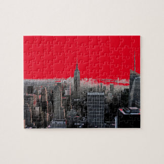 Puzzle Red Pop Art New York City Manhattan
