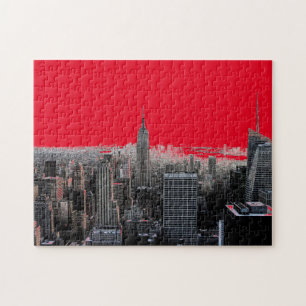 Puzzle Red Pop Art New York City Manhattan