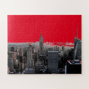 Puzzle Red Pop Art New York City Manhattan