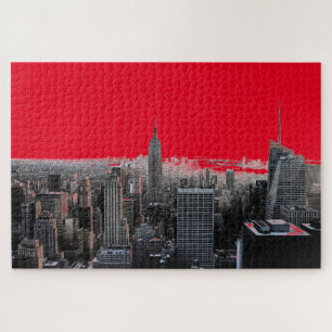 Puzzle Red Pop Art New York City Manhattan