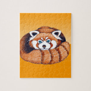 Puzzle Red small panda