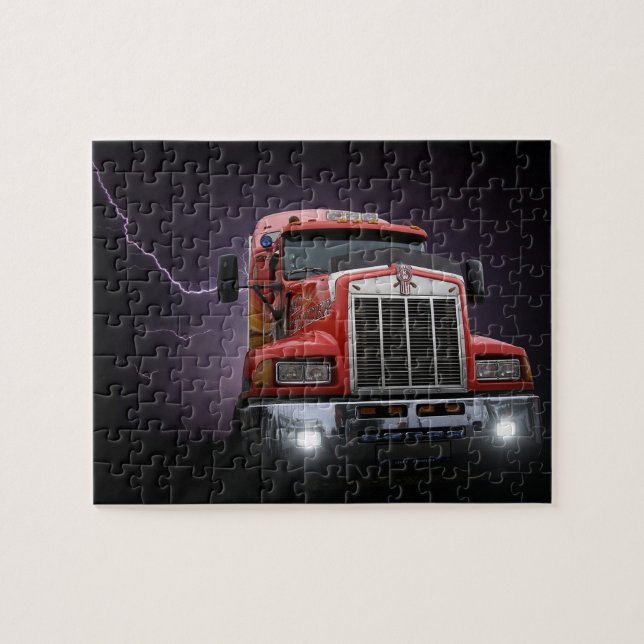 Puzzle Red Thunder KW Big Rig 18 roues (Horizontal)