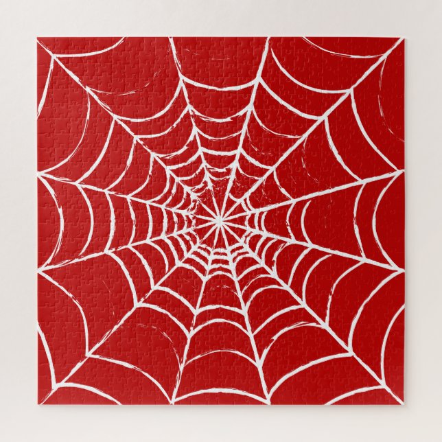 Puzzle Red Web (Vertical)