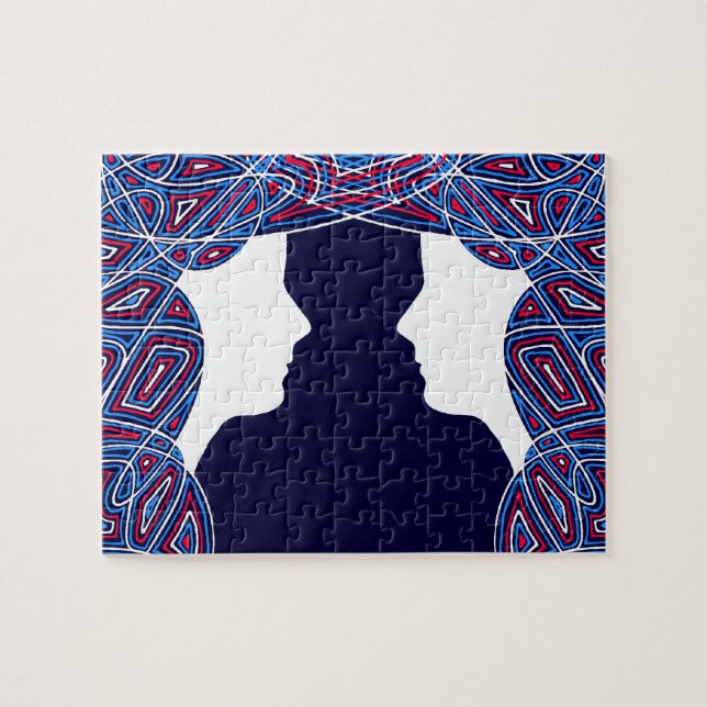 Puzzle Red, White et Blue Ladies (Horizontal)