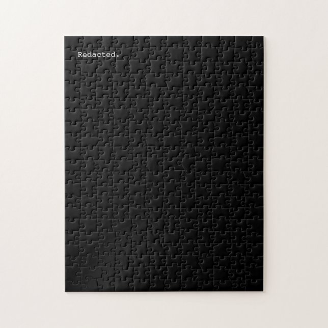 Puzzle Redactionnel| Solide Black Funny (Vertical)