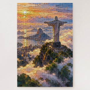 Puzzle Rédempteur au-dessus des nuages