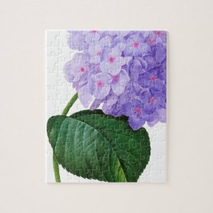 Puzzle Redoute Purple Hydrangea
