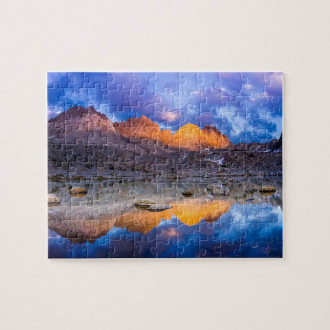 Puzzle Reflet de montagne, Californie (Horizontal)