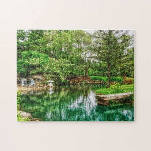 Puzzle Reflets de verdure printanière (Horizontal)