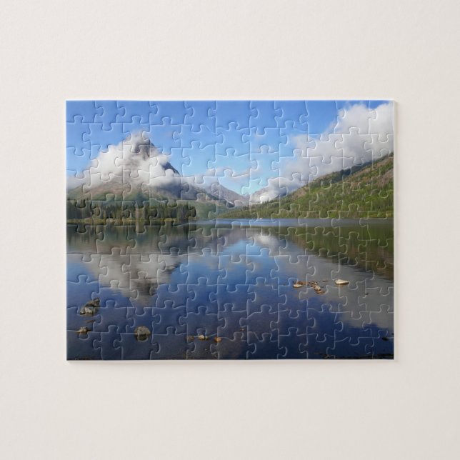 Puzzle Réflexion au lac Two Medicine (Horizontal)