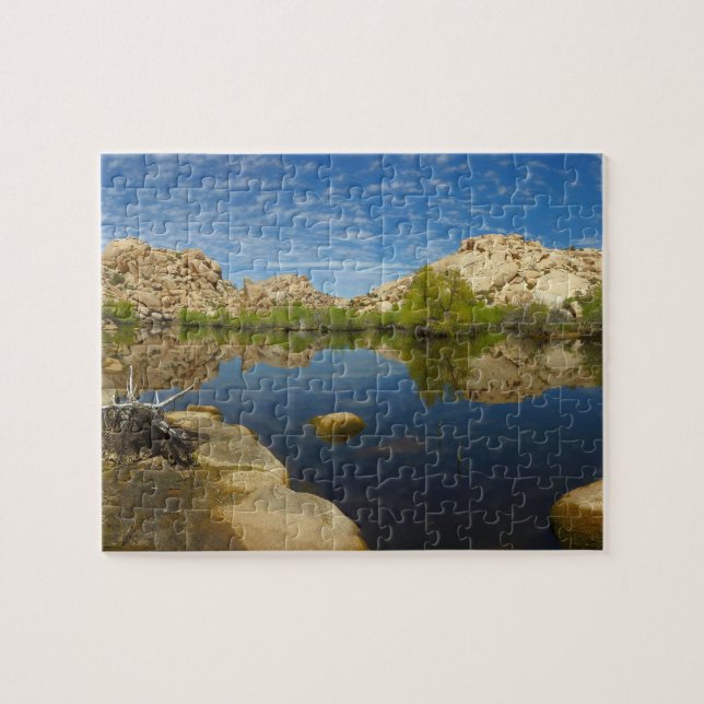 Puzzle Réflexion de Barker Dam à Joshua Tree II (Horizontal)