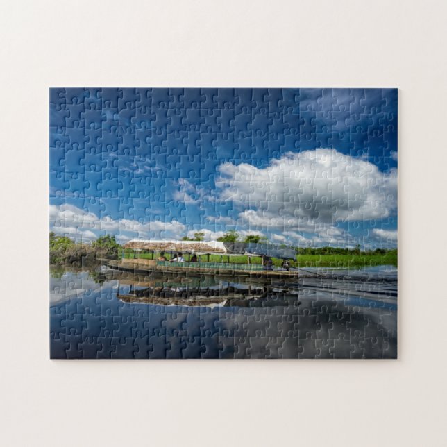 Puzzle Réflexion de bateau de touristes (Horizontal)