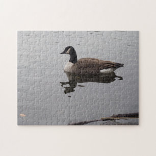 Puzzle Réflexion de canard Central Park Lake New York Cit