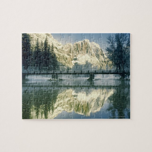 Puzzle Réflexion des montagnes en rivière, Yosemite (Horizontal)