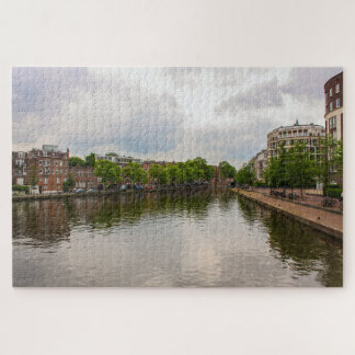 Puzzle Réflexion du canal d'Amsterdam, Pays-Bas