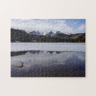 Puzzle Réflexion hivernale Sprague Lake Rocky Mtn Natl Pa