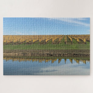 Puzzle réflexion vinicole