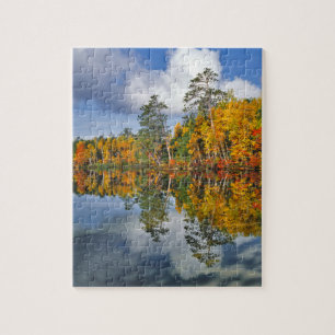 Puzzle Réflexions de l'étang d'automne, Maine