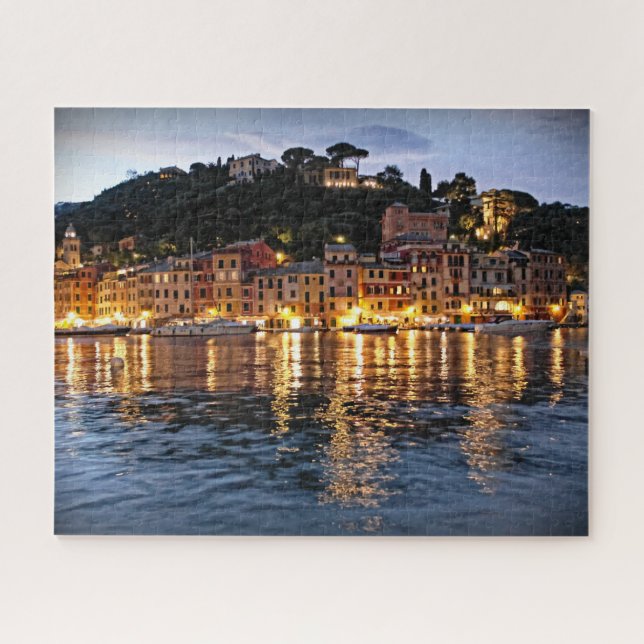 Puzzle Réflexions de soirée de Portofino - 16x20 - 520 (Horizontal)
