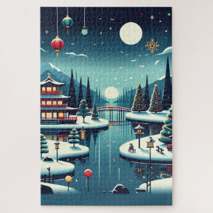 Puzzle Réflexions de Yuletide sur le Sac fourre-tout Est