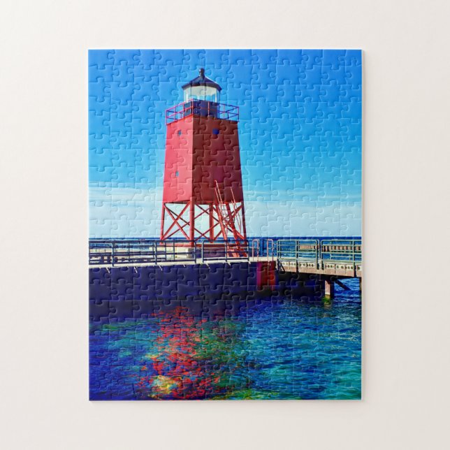 Puzzle Réflexions du phare de Charlevoix (Vertical)