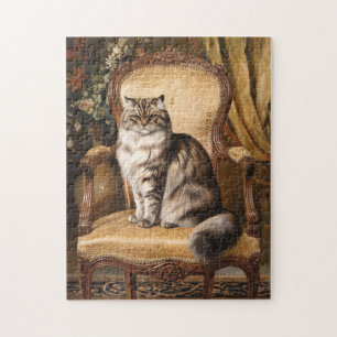 Puzzle Regal Perse Chat peinture Vintage style